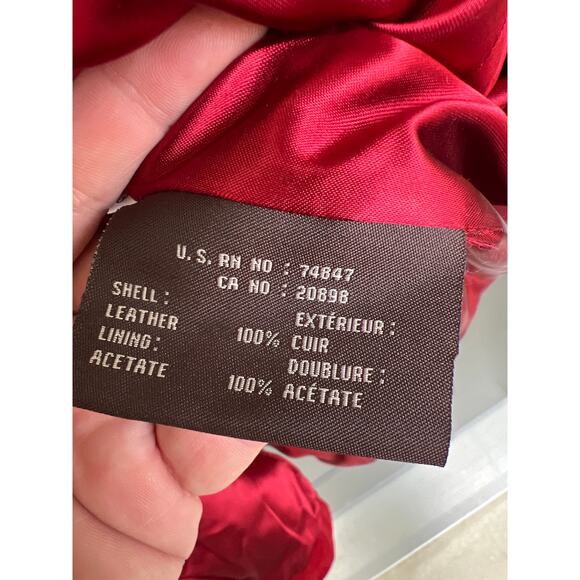 Marc New York size XL red suede jacket - Picture 4 of 4